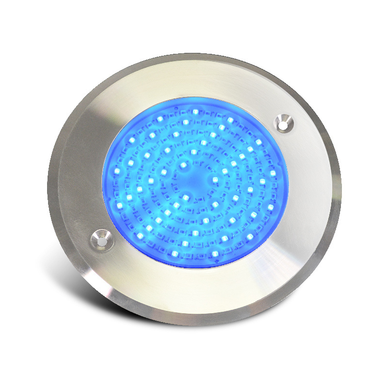 15W Resin Filled AC/DC 12V Stainless Steel Swimming Pool Lights Led Remote Control RGB Wall Mounted Pool Lights Led Underwater