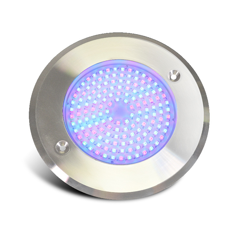 15W Resin Filled AC/DC 12V Stainless Steel Swimming Pool Lights Led Remote Control RGB Wall Mounted Pool Lights Led Underwater