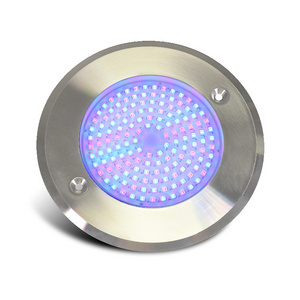 HOTOOK Customized 15W AC/DC12V Multicolor Slim Flat IP68 Resin Filled LED Smart Underwater Swimming Pool Light Color