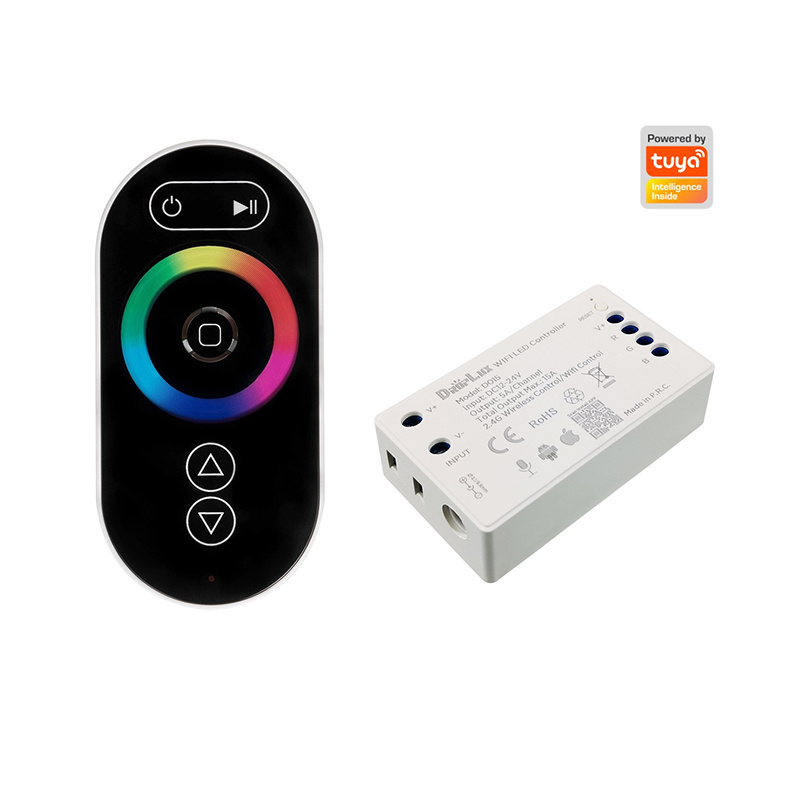 2.4G WiFi Controller RGB Strip Lamp Dimmer Smart Home Wireless Phone Tuya App LED  Pool Light Remote Control