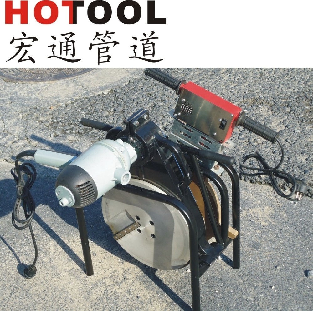 Hotool hdpe pipe butt fusion welding machine160 355mm 90 355mm hydraulic plastic melting machine