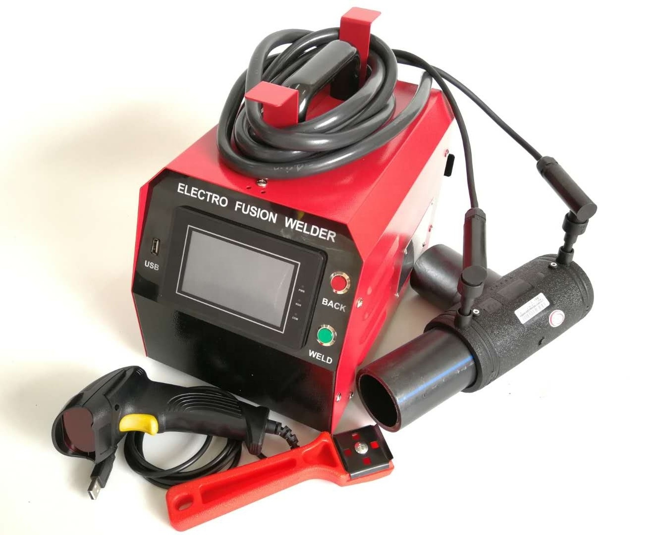 Hotool HDPE Electrofusion Fitting Welding Machine 20 630mm Electrofusion PE Pipe welder