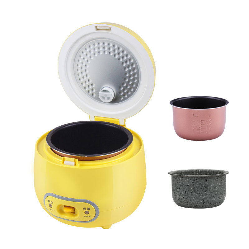 New Product Low Sugar Electric 0.8L Mini Rice Cooker with Ceramic/Stainless Steel Inner Pot