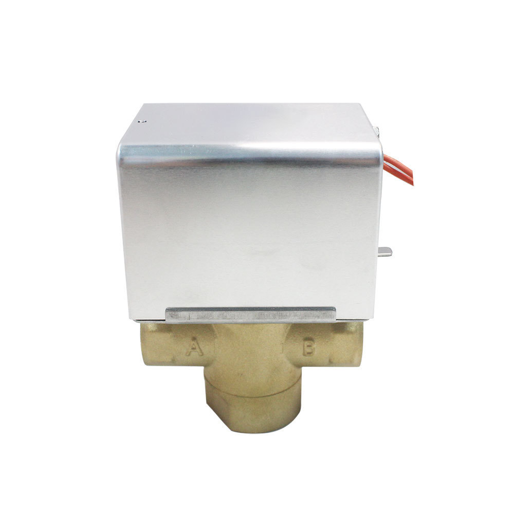 3 way FCU Motorized Zone Valve DN20 Male Connection water flow control valve