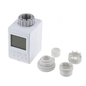 Battery Powered Programmable Smart Thermostatic Radiator Valves For Underfloor Heating