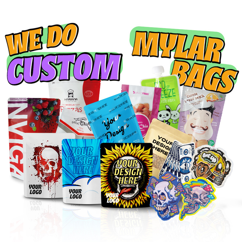 Digital Printing Custom Shaped Zip Lock Die Cut Bag Stand Up Candy Packaging pouch Bags Foil Matte Mylar Bag