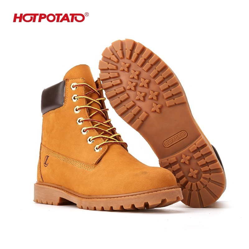 Men's Direct Attach Six-Inch Soft-Toe Boot Wheat Nubuck work boots