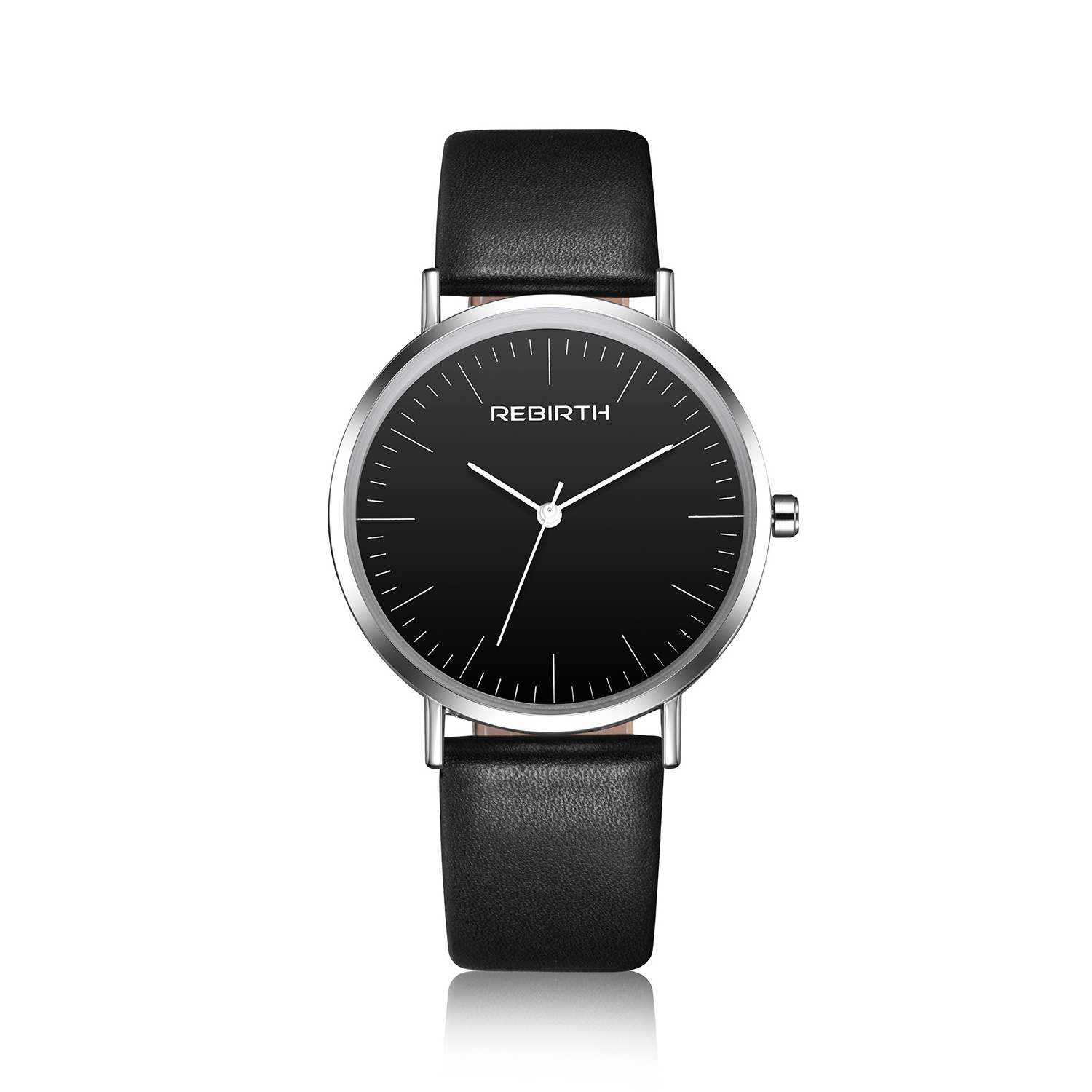 WJ-11073 REBIRTH New Trend Simple Low-key Business Men Leather Strap Quartz Watches Popular Watches