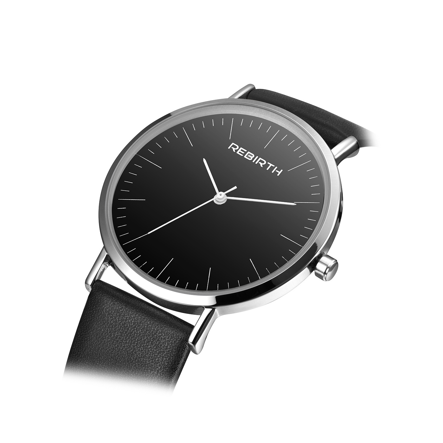 WJ-11073 REBIRTH New Trend Simple Low-key Business Men Leather Strap Quartz Watches Popular Watches