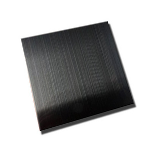 decorative stainless steel wall panel oem black hairline stainless steel sheet ss 316 steel price per ton