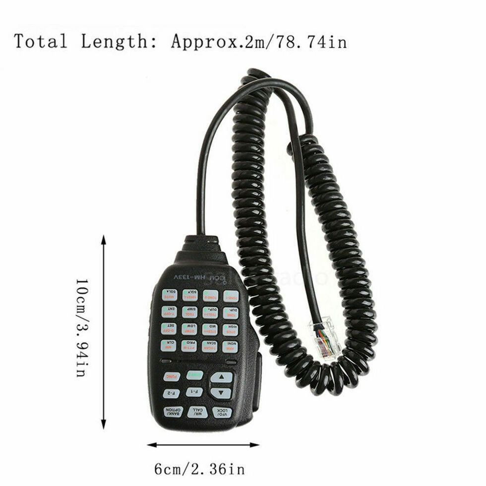 HM-133 8Pin DTMF Microphone For IC-2100H IC-2300H IC-2200H IC-V8000 mobile radio