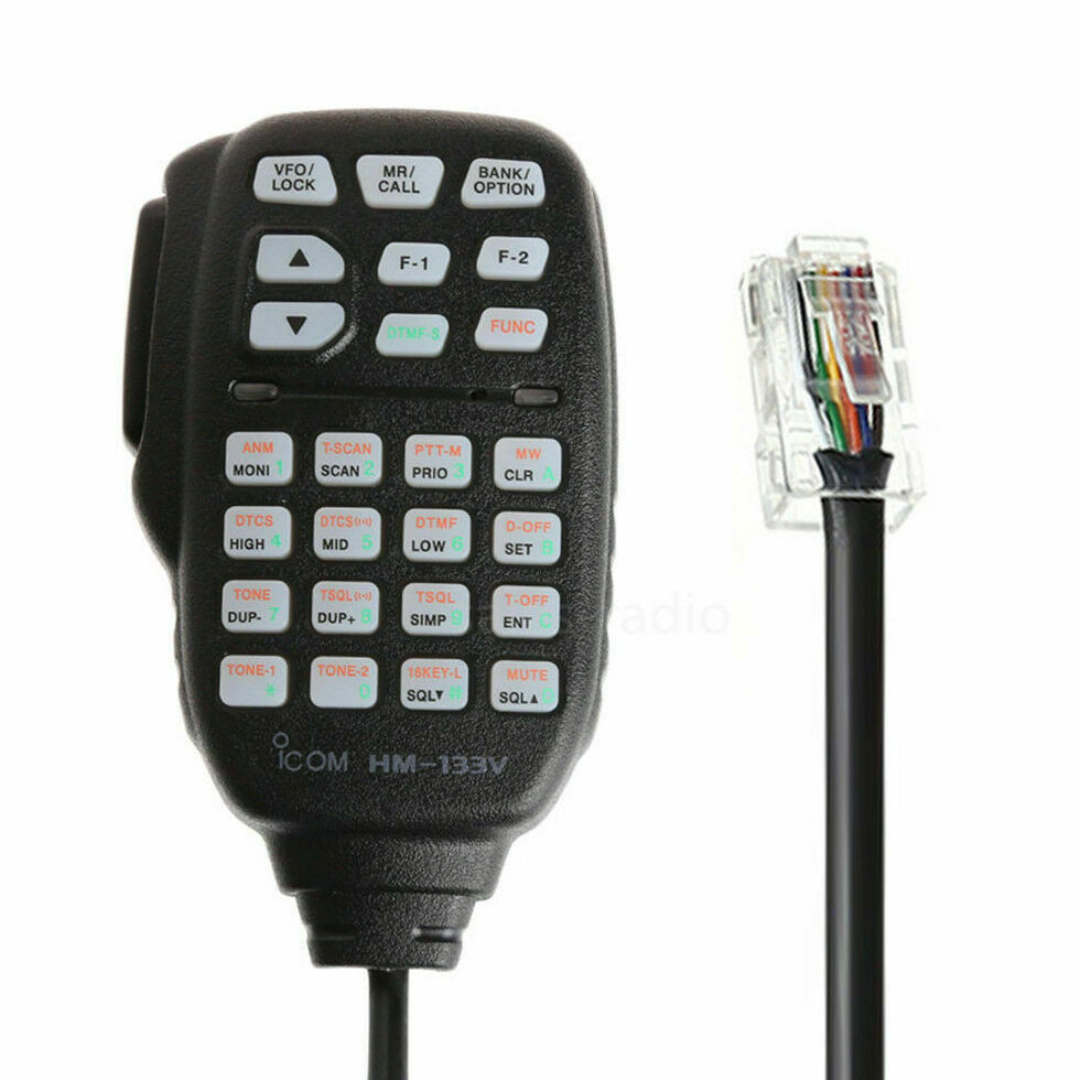 HM-133 8Pin DTMF Microphone For IC-2100H IC-2300H IC-2200H IC-V8000 mobile radio