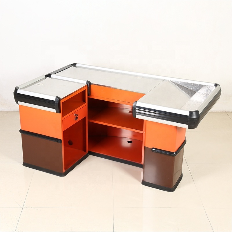 Manufacturer supplier good price grocery store retail supermarket round cashier counter