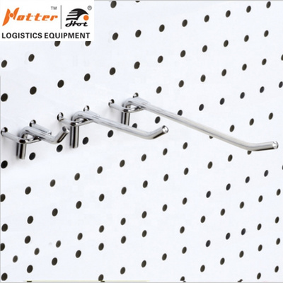 High quality Wholesale various style supermarket display metal hanging pegboard hook