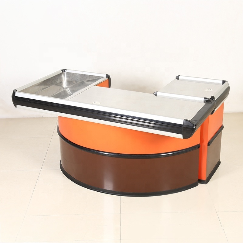 Manufacturer supplier good price grocery store retail supermarket round cashier counter