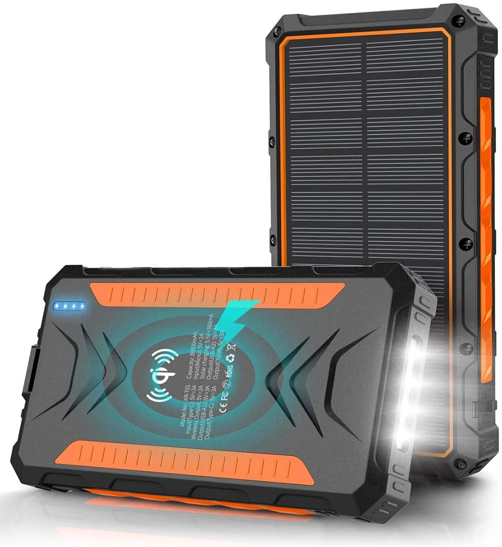 20000Mah Solar Power Bank Solar Battery Charger Solar Power Bank Portable For Smart Phones