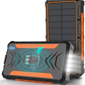 20000Mah Solar Power Bank Solar Battery Charger Solar Power Bank Portable For Smart Phones