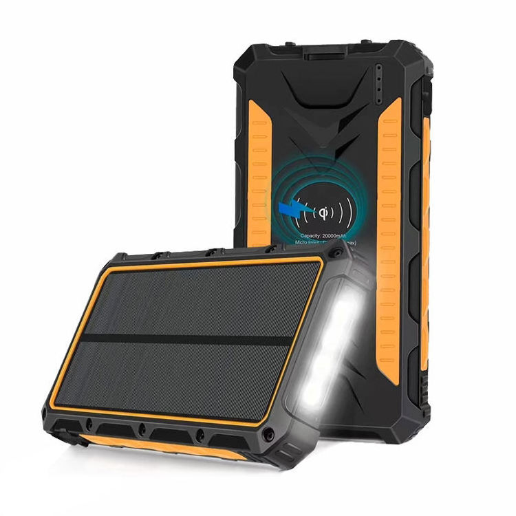 20000Mah Solar Power Bank Solar Battery Charger Solar Power Bank Portable For Smart Phones