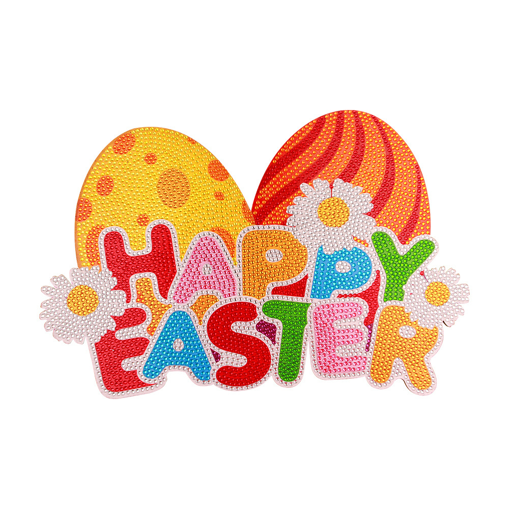 New Arrival EVA quality  Diy Easter Sticker big window decoration diamond painting sticker