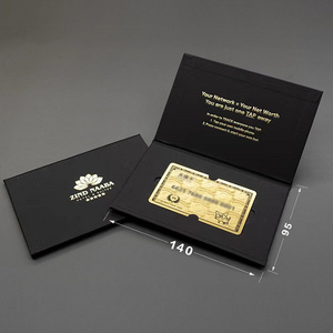 luxury black cardbox vip card box packaging vip credit business card packaging gift boxes