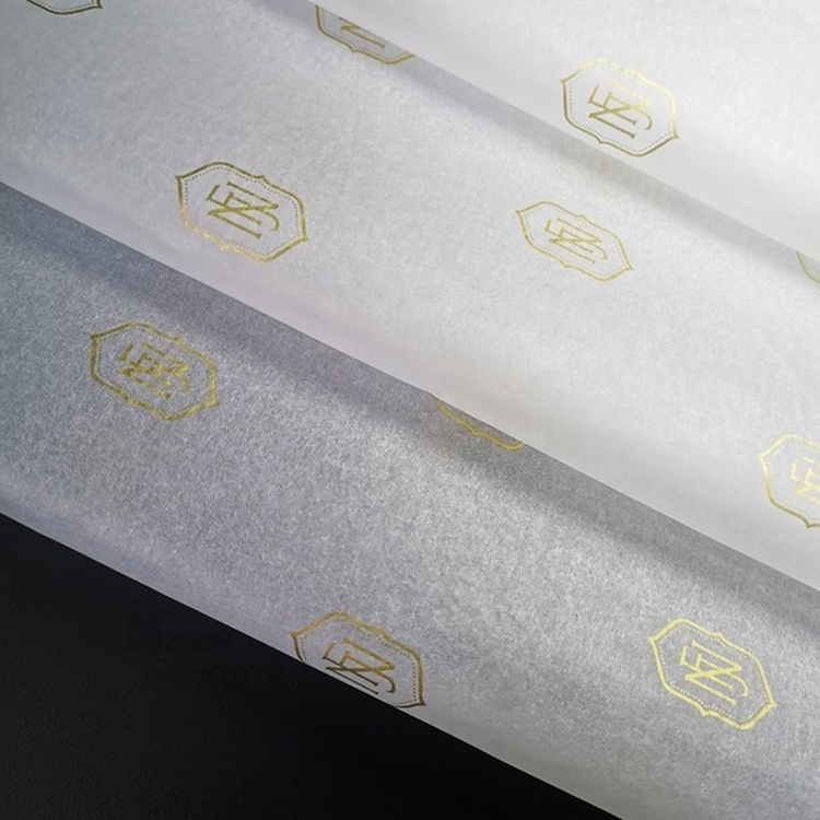 Black Luxury Or Gold Logo Packaging Acid Free Fancy Art Paper Greeting Card Offset Kraft Tissue Wrapping Packaging Paper