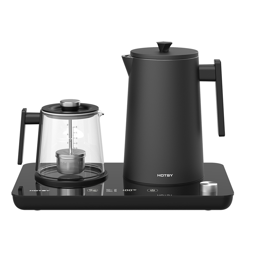 Hotsy Temp Control Portable 2.7L Boiler Glass Tea With Timer Electric Kettle For Boiling Water