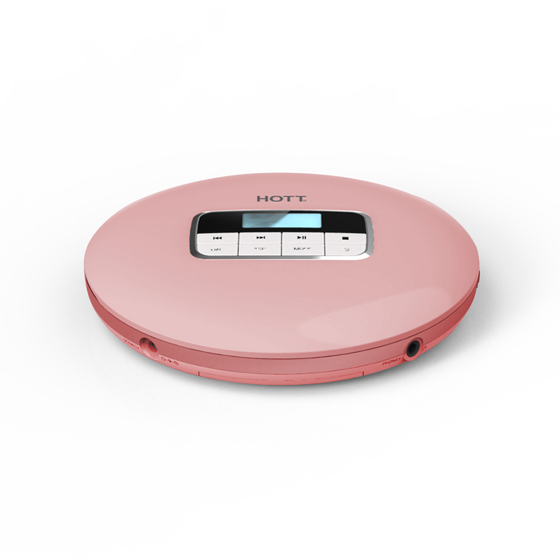 Portable Compact Anti-Skip CD Player  Lightweight & Shockproof Music Disc Player with Quality Earbuds - For Kids & Adults