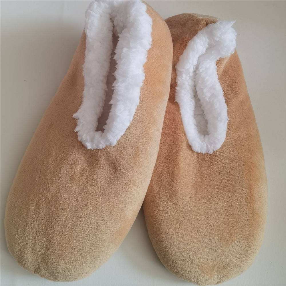 Women Women's Woman Ladies Crystal Velvet Cozy Indoor Home Lounge Ballerina Slippers Snoozies with Sherpa Lining Custom Sole