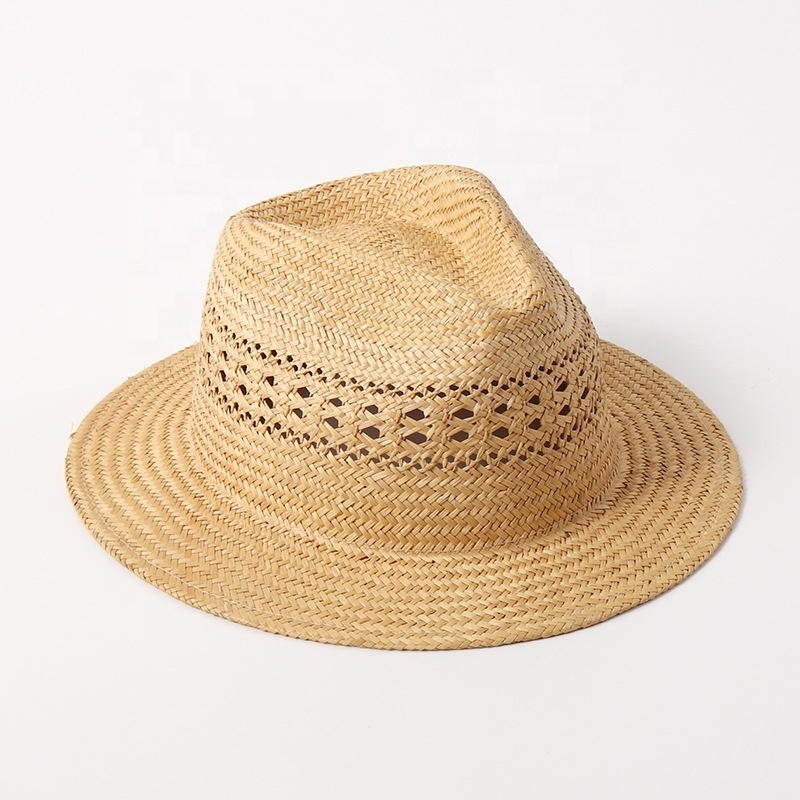 Premium Luxury Superior Quality Thin Straw Open Weave Sombrero Wide Brim Beach Panama Hat