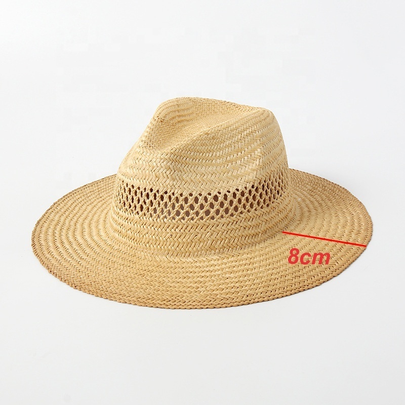 Premium Luxury Superior Quality Thin Straw Open Weave Sombrero Wide Brim Beach Panama Hat