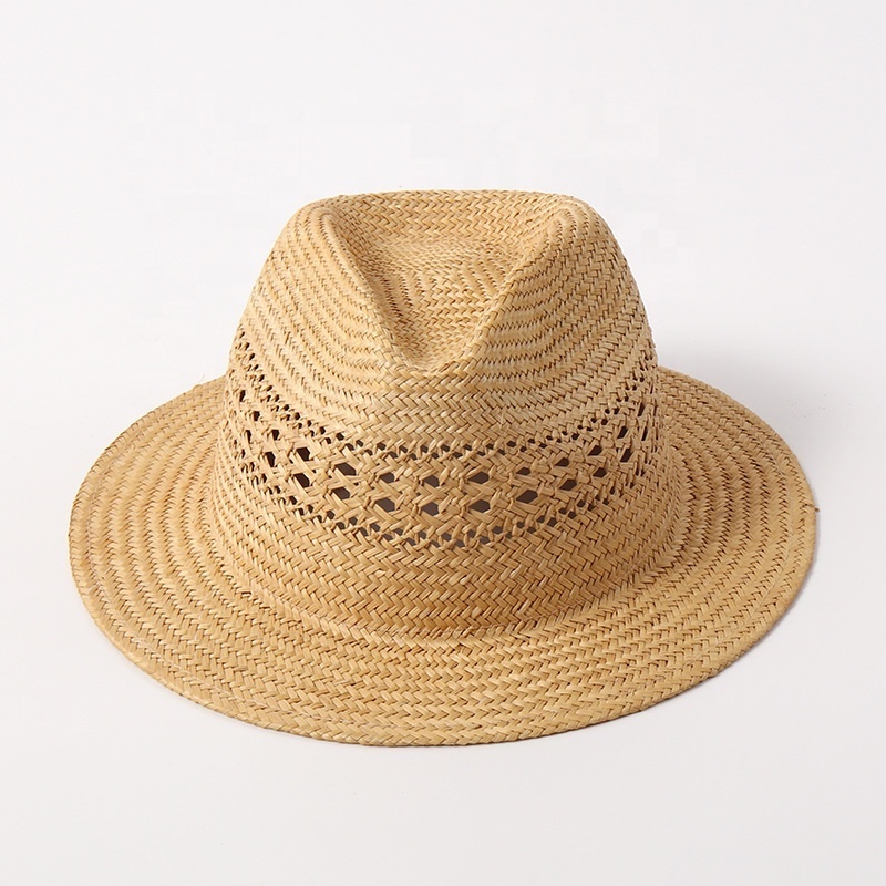 Premium Luxury Superior Quality Thin Straw Open Weave Sombrero Wide Brim Beach Panama Hat