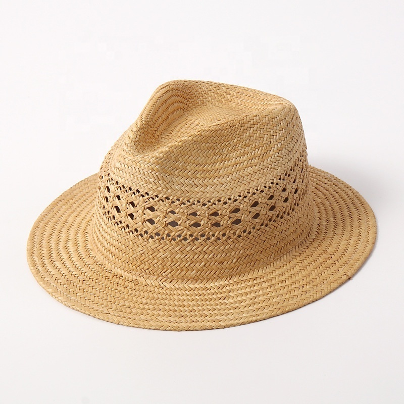 Premium Luxury Superior Quality Thin Straw Open Weave Sombrero Wide Brim Beach Panama Hat