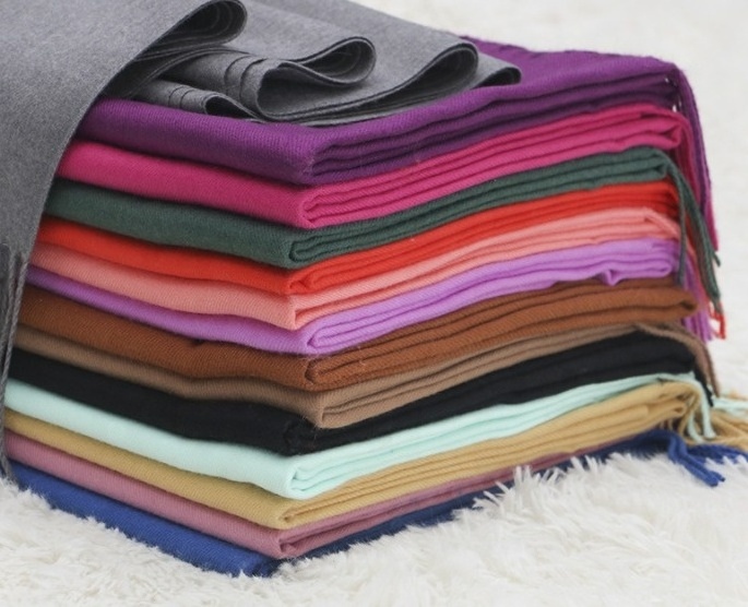 Men Women Pashmina Scarves Wholesale Shawl Pashmina Cashmere Adult OEM Stretch Premium Jersey Hijab Soft Others Scarves