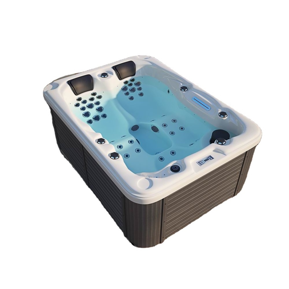 2100*1500*800mm  massage  hot spa  whirlpool bathtub  3 person outdoor Acrylic swimming pool  with 51 jets