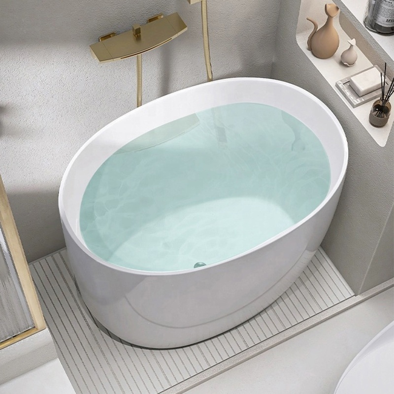 japanese soaking tub Freestanding Bathtub Acrylic Bathtub Freestanding Soaking Tub Indoor Bathroom