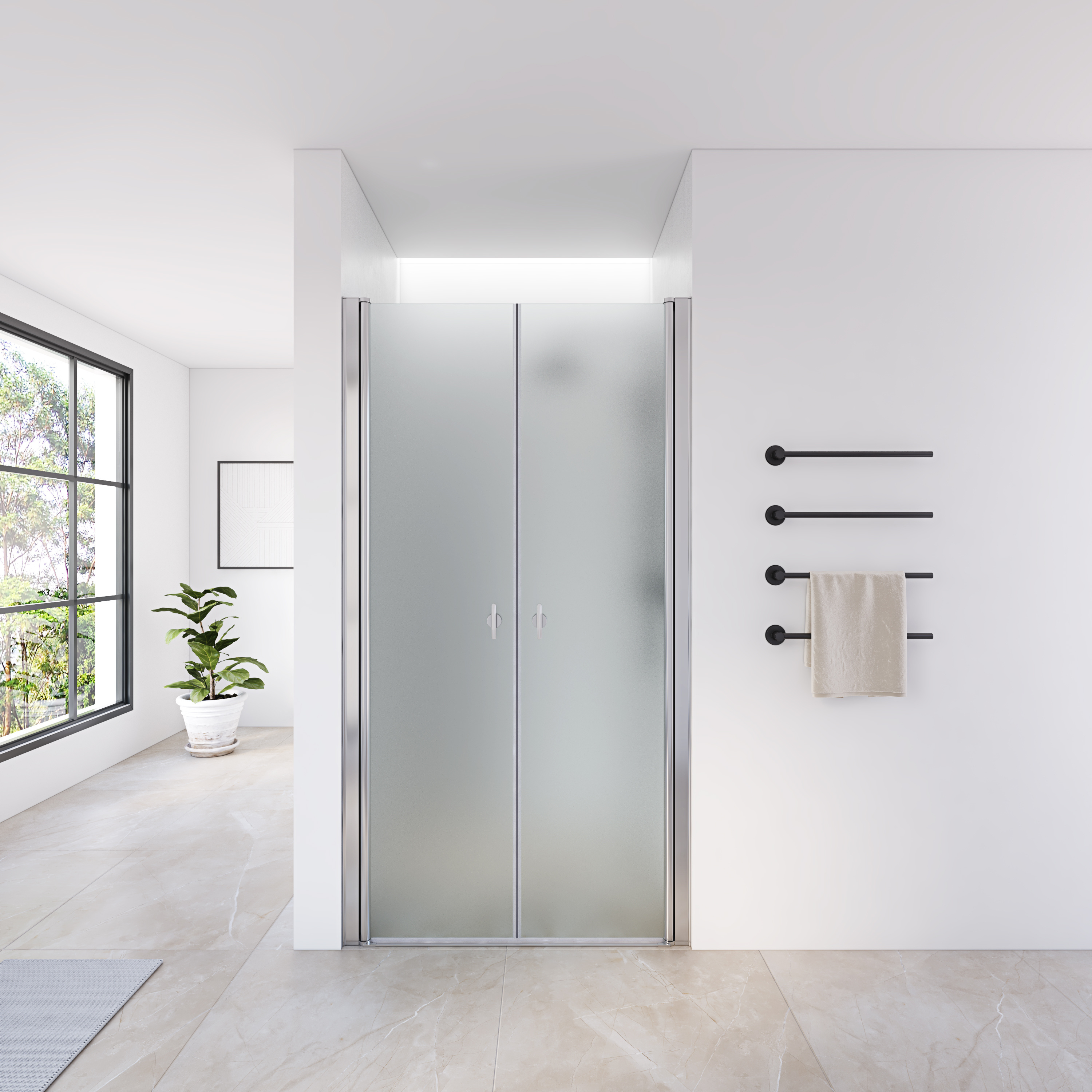 shower door, bathroom shower door, frosted glass bathroom door