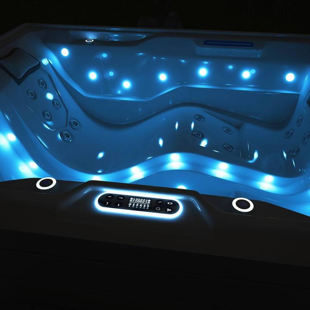 Outdoor hot tubs 3 person spa jacuzzis for sale cheap price luxury acrylic whirlpool bathtubs sexy hydro massage balboa hottub