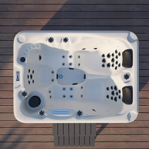 2100*1500*800mm  massage  hot spa  whirlpool bathtub  3 person outdoor Acrylic swimming pool  with 51 jets