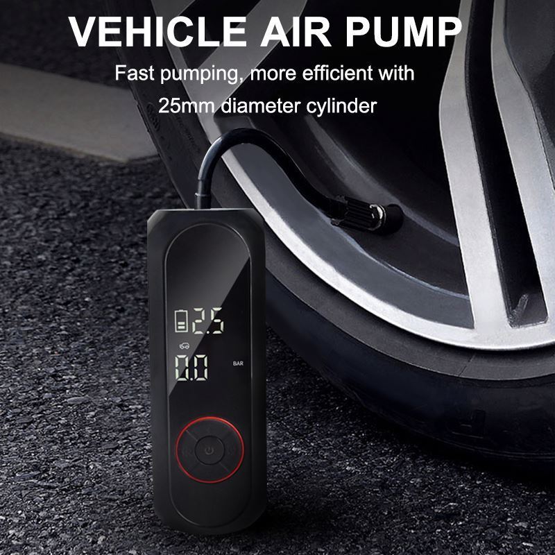 Built-in Lithium Battery Portable Multi-function Tire Inflator Air Pump Kit For Car Ball Pumping