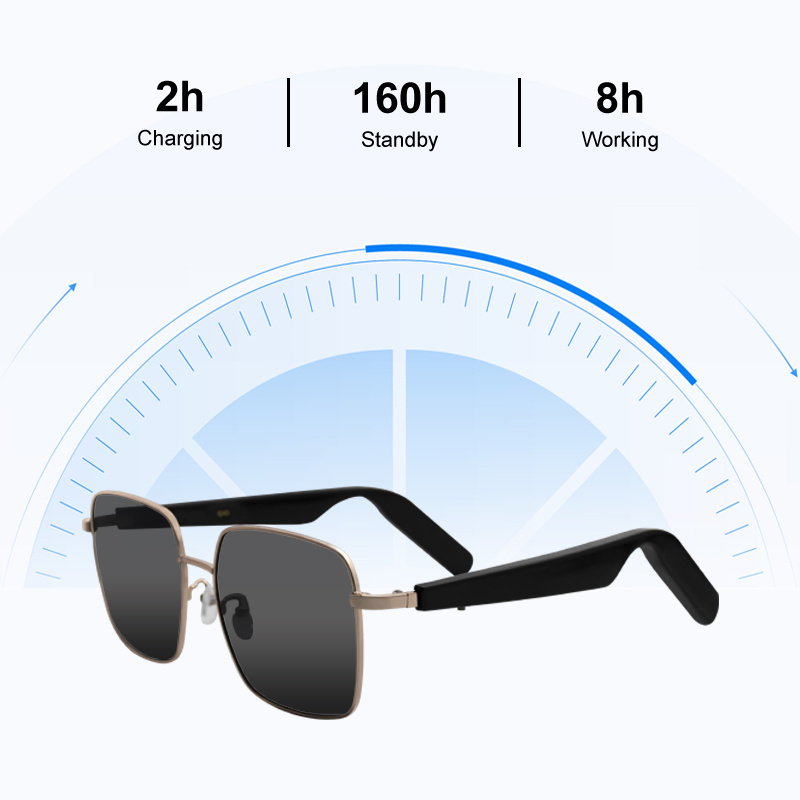 2024 New Design High Quality Bluetooth Audio Glasses Smart Wireless Bluetooth Sunglasses Sexy Bluetooth Video Sunglasses