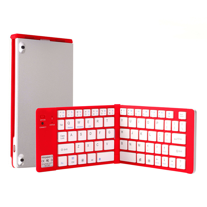 Hotus Small Size Foldable Business Office Bluetooth Keyboard for ipad Tablet Mobile Phone Laptop