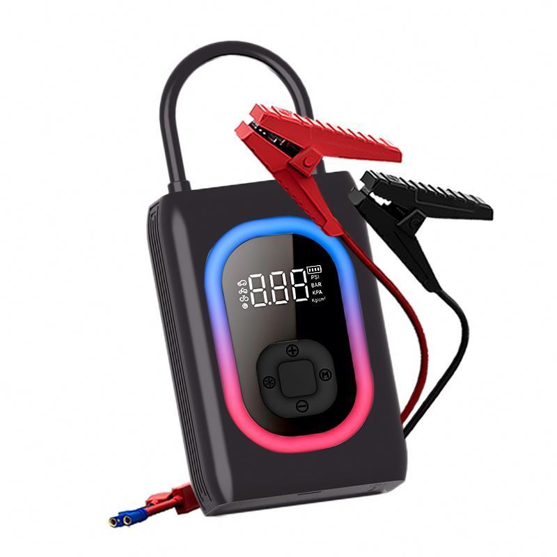 Amazon 2023 Hot-sale 12000mah 12V 1000A Jump Starter Car Air Compressor Tire Inflator for BMW Vehicle Motorcycles Car Engine