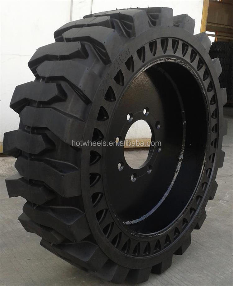 ANYGO brand 10-16.5, 31x6x10, 31x10-16, 12-16.5, 33x6x11, 33x12-20  Skid steer solid tyres / tyres for Bobcat Loader