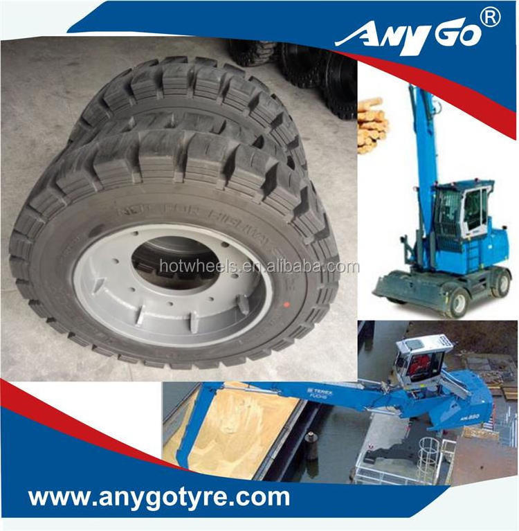 ANYGO brand 12.00-24 XZ06 Forklift solid tyres, Pneumatic solid tyre, solid resilient tyres