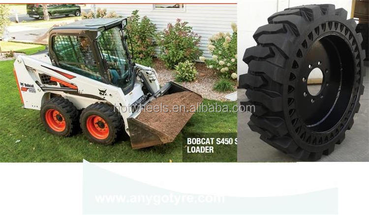 ANYGO brand 10-16.5, 31x6x10, 31x10-20 Skid steer solid tires