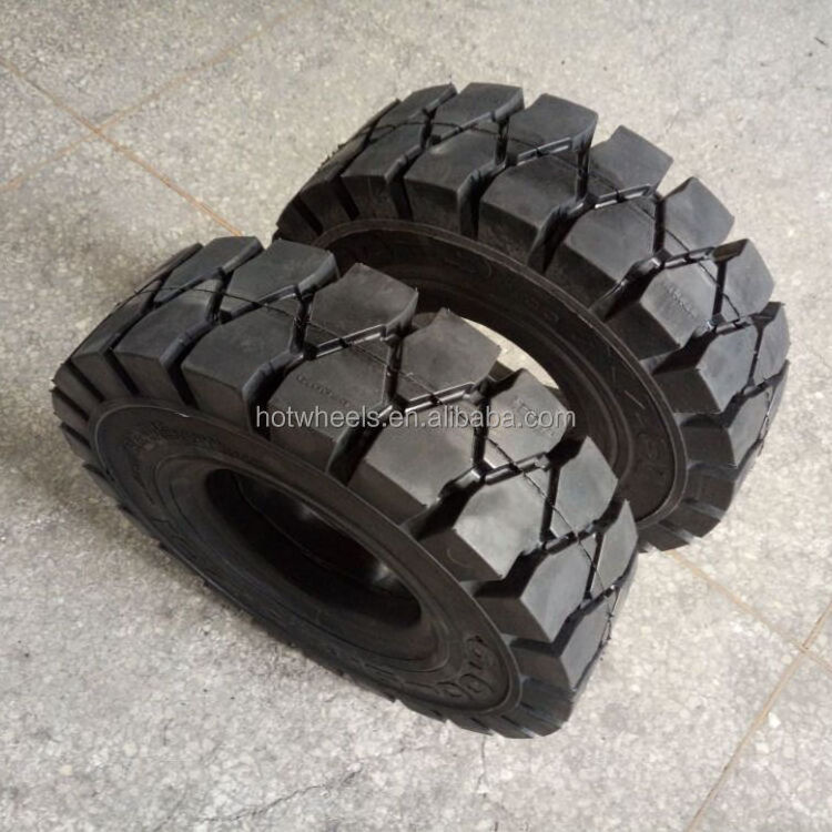 ANYGO brand 6.00-9 XZ01 pattern Click solid tire, Forklift solid tyre/tire, industrial solid tire