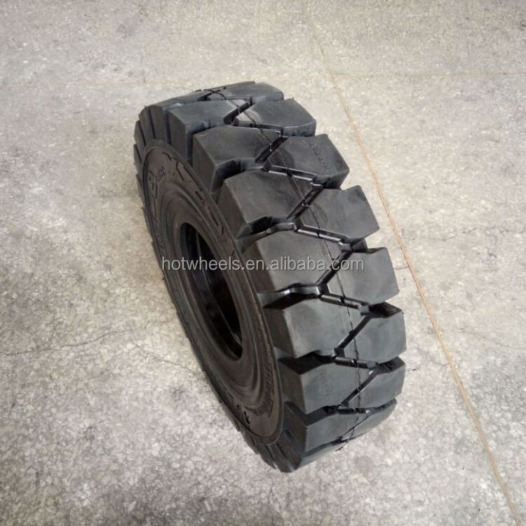 ANYGO brand 6.00-9 XZ01 pattern Click solid tire, Forklift solid tyre/tire, industrial solid tire