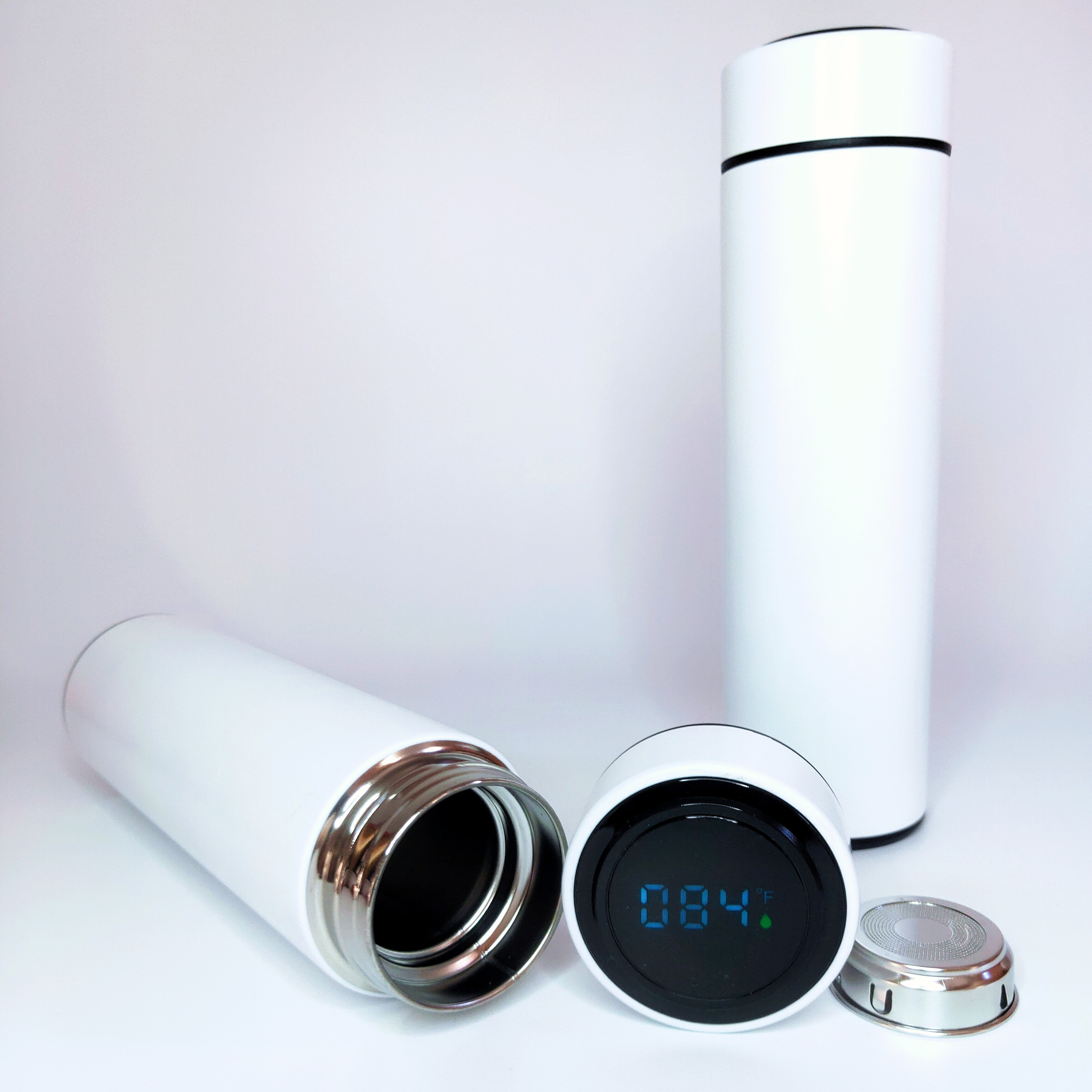 HOTWOT New Fahrenheit Stainless Steel Smart Water Bottle With Led Temperature Display Thermo Tumbler Cups In Bulk