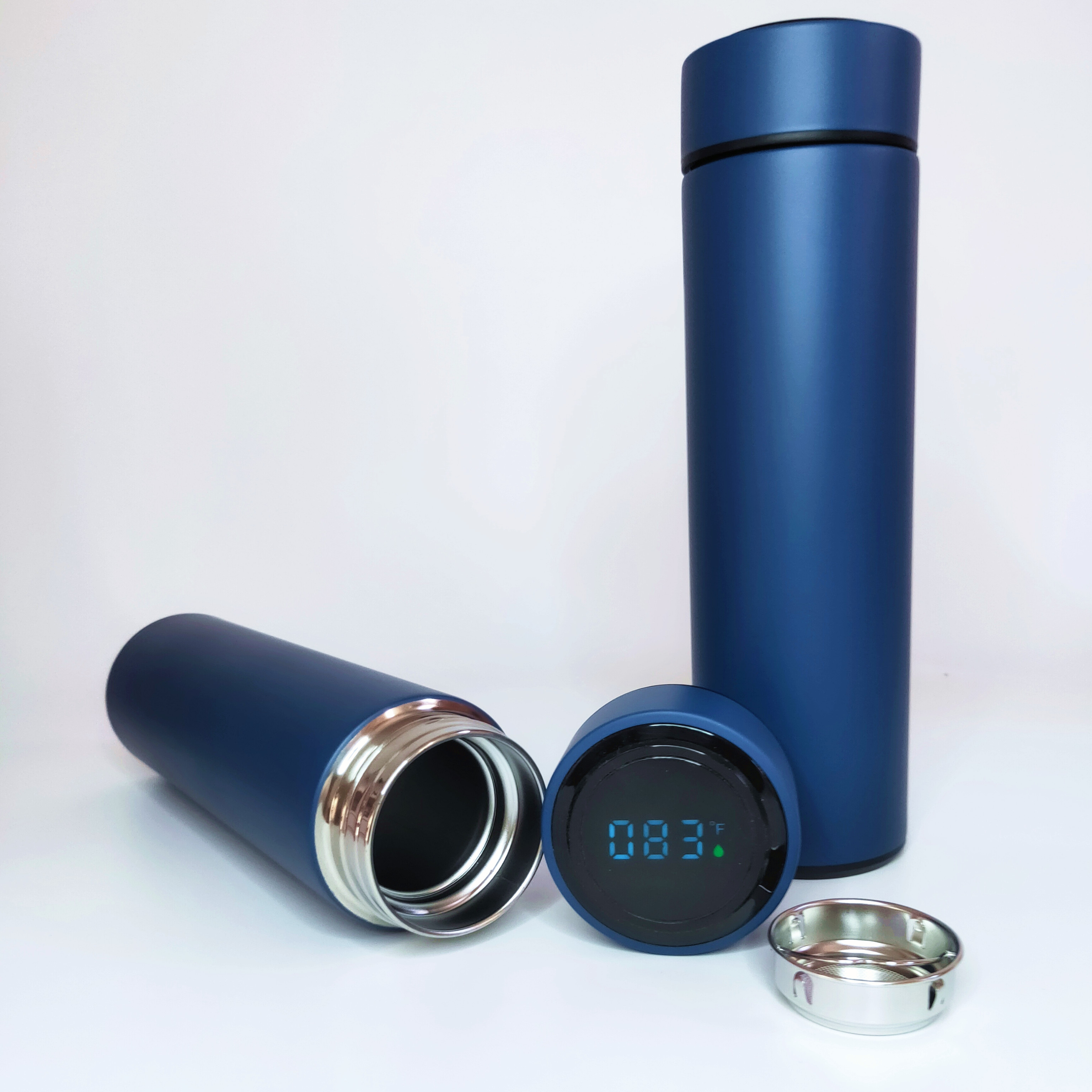 HOTWOT New Fahrenheit Stainless Steel Smart Water Bottle With Led Temperature Display Thermo Tumbler Cups In Bulk