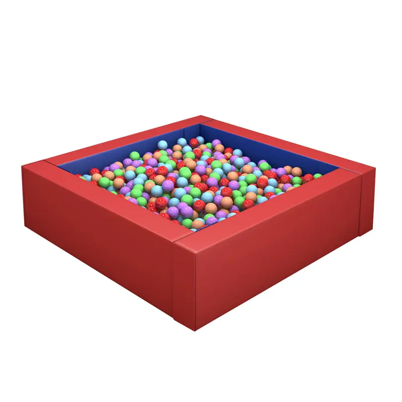 Indoor Playground Sponge Ball Pit Soft Ball Square Kids Ball Pool Hot Selling Designer Party Carton Customized Logo Foam OEM